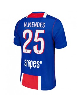 Moški Nogometna dresi replika Paris Saint-Germain Nuno Mendes #25 Domači 2026-27 Kratek rokav